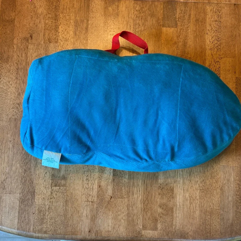 Disney Pixar Toy Story Woody Buzz Lightyear Rocket Ship Plush Pillow Blue 90s